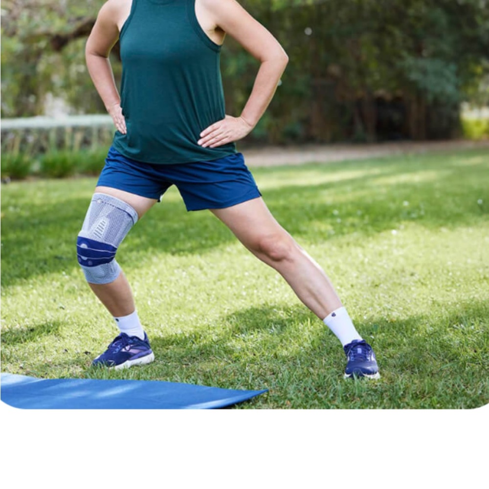 Bauerfiend GenuTrain Knee Brace - Black/Blue, Size 1
